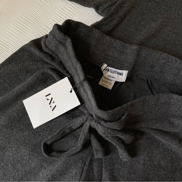 Brand New- LNA Brushed Hoodie & Jogger set in Pirate Black ☁️ - Picture 13 of 15